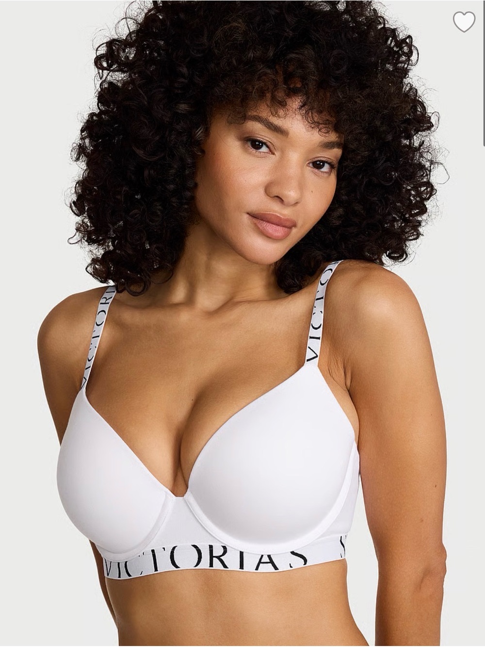 THE T-SHIRT
Perfect Shape Cotton Exploded Logo Push-Up Bra